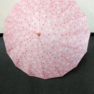 新品同様　傘　ウサギ柄  大人気のwoter front