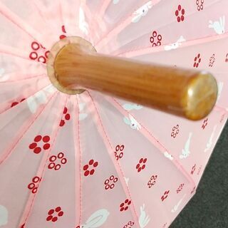 新品同様　傘　ウサギ柄  大人気のwoter frontの画像