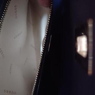 GUESS  デニムキルティングショルダーバッグ(美品)の画像