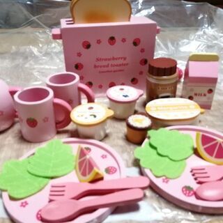 【マザーガーデン】定価8500円 ロングセラー 木製ままごとセットの画像