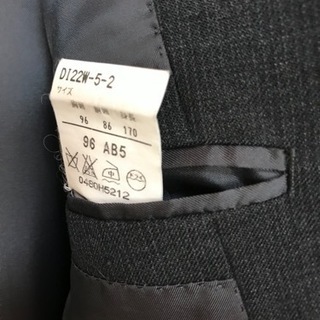 紳士冬物スーツの画像