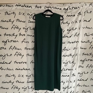 【moussy】ワンピース緑　あげます
