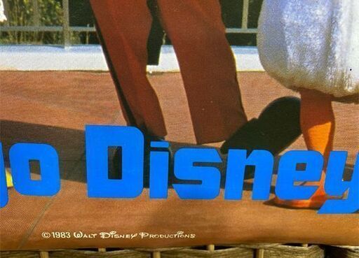 東京ディズニーランド 開園当時 ポスター 幅51.5cm×縦72.5cm 約B2サイズ 現状品 1983年 TOKYO DISNEYL