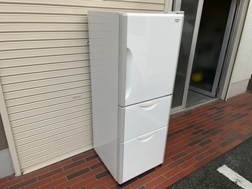 極美品■HITACHI 3ドア 冷凍冷蔵庫 日立 265L R-27CS 動作確認済み