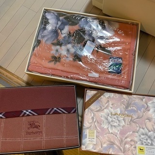 バーバリー　ランセル　他　毛布　3点　未使用品