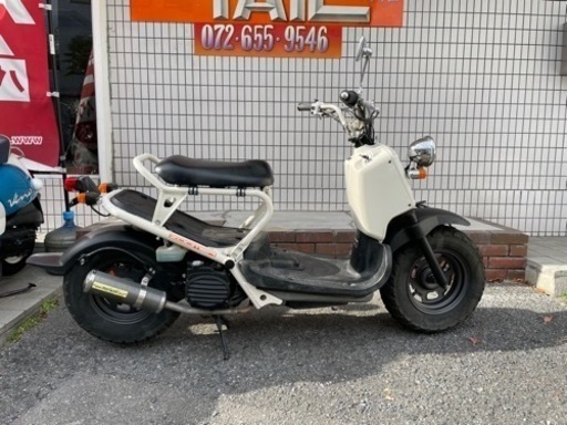 ★8万円　ズーマー　マフラーカスタム！セル1 実働車★ホンダ　ZOOMER AF58 原付　スクーター