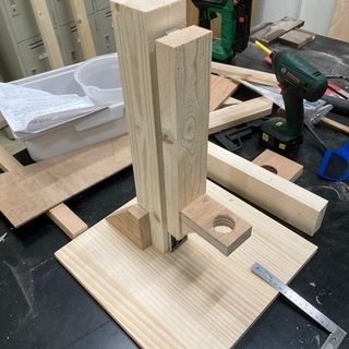 【DIY関連】自作ドリルスタンドの画像