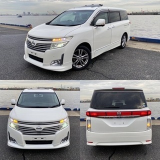 日産エルグランド250 ハイウェイスター 7人乗ツインサンルーフ...