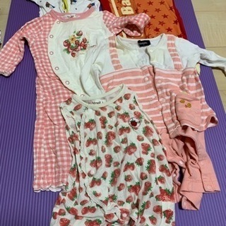 グラグラ他2点追加しました♡70〜80 ベビー服　全部で26着の画像