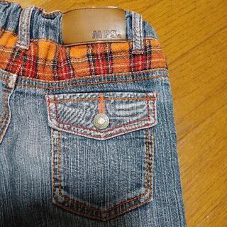 MPS 130cm デニム　ハーフパンツ　ジーンズの画像