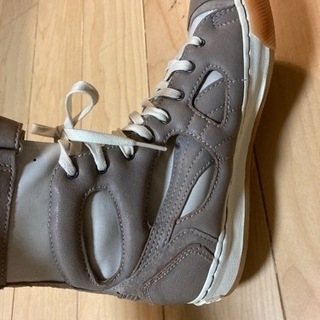 アレクサンダーマックイーン×PUMA 24cm リアルレザーハイカットスニーカーの画像