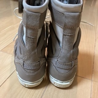 アレクサンダーマックイーン×PUMA 24cm リアルレザーハイカットスニーカーの画像