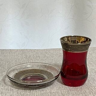 未使用 トルコ製 チャイグラスセットの画像