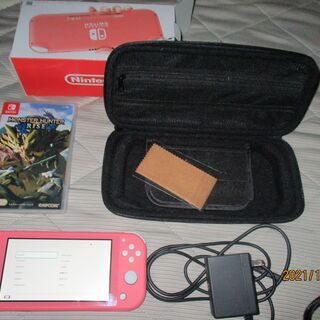 Nintendo switch light + モンハンライズ ...