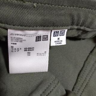 断捨離全品300円！ カーキ UNIQLOスキニーパンツの画像