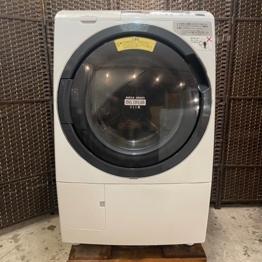 日立 HITACHI BD-S3800L W [ビッグドラム ななめ型ドラム式洗濯乾燥機（10.0kg） 左開き ホワイト]  BD-S3800 ドラム洗濯機　ドラム式洗濯機　ドラム式　洗濯乾燥機　洗濯乾燥器　大容量　洗濯機　2017年購入