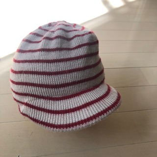 ニット帽　ツバあり　子ども用の画像