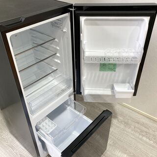 【決定済】美品 2021年製 ハイセンス 154L 2ドア冷凍冷蔵庫 HR-G1501 動作良好