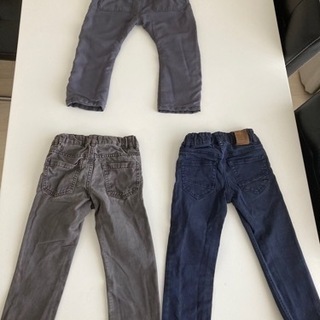 next zara 男の子　98センチ　ボトムス三本セットの画像