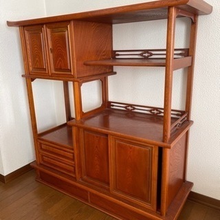 飾り棚　和風の画像