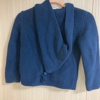 next ニットアウター　紺色　92センチの画像