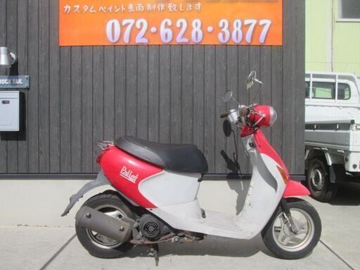 ★早い者勝ち！28000円　レッツ４パレット　セル１　実働車★スズキ　レッツ４　原付　スクーター　CA41A