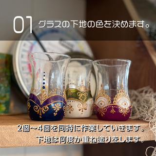 スクィーズアート®︎WS 【ミントティーグラス】の画像
