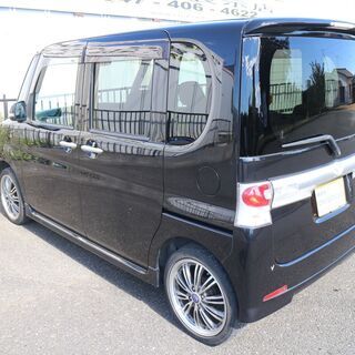 タントカスタム　2年車検付き　ナビ　TV　左側パワスラの画像