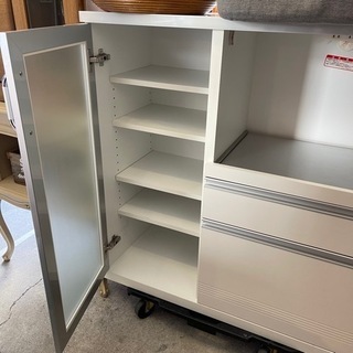 売約済み】 レンジボード 食器棚 キッチンカウンター カップボード