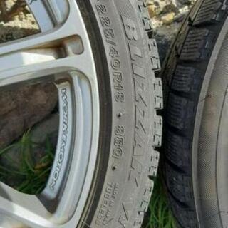 【取り引き完了】　ワークエモーションXC8  ブリジストンスタッドレスVRX　225/40r18付　の画像
