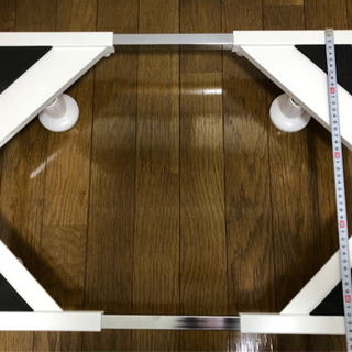 お差し上げます 山善 洗濯機 置き台 ドラム式対応 キャスター付き 新品 未使用 箱無しの画像