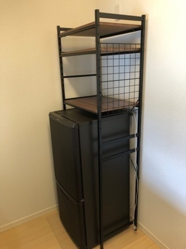 【ラック付】冷蔵庫　※お譲りする方決まりました