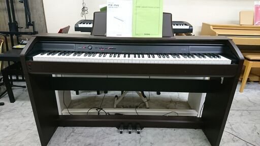 電子ピアノ CASIO カシオ privia プリヴィア PX-750BN 2014製 動作品