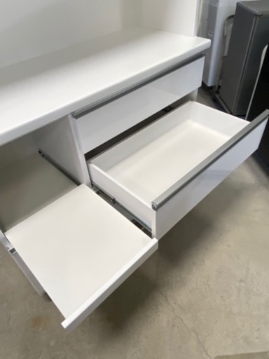 極上美品!!格安配送可!!ソフトクローズ!!レンジボード キッチンボード 松田家具 ビガー 1200 