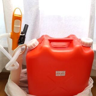 お取引中　灯油タンク　灯油用の電動式ポンプ　これは、便利!