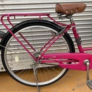 26インチ自転車　ピンク