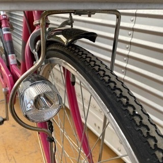26インチ自転車　ピンク