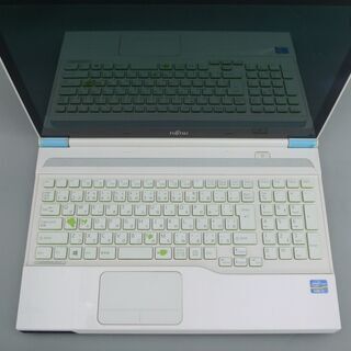 新品高速SSD タッチ可 中古良品 ノートパソコン 15.6型 富士通 AH56/K 第3