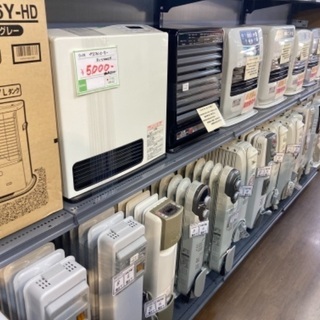 オイルヒーター　ファンヒーター　ストーブ