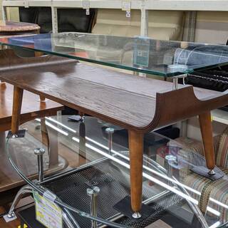 NITORI ニトリ ガラス センターテーブル ローテーブル ガラステーブル