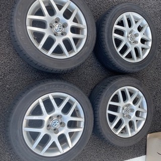 ゴルフ4ワゴン純正　ホイール　タイヤほぼ新品