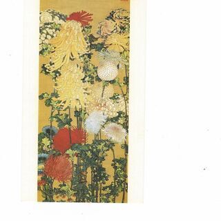 絵ハガキ３枚（葛飾北斎：富士越龍、菊図（右）、菊図（左）（信州小布施 北斎館））の画像