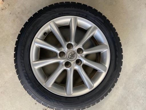 スタッドレスタイヤ　エスティマ純正ホイル付き