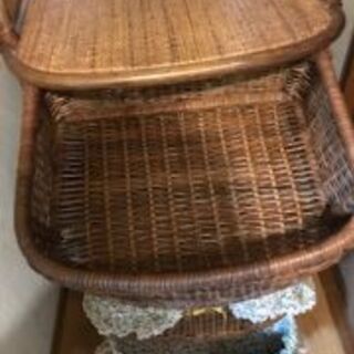 籐ラック（4段）の画像