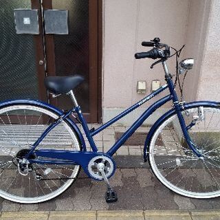 INNOVATION FACTORY 27吋シティーサイクル 外装6段/ネイビー