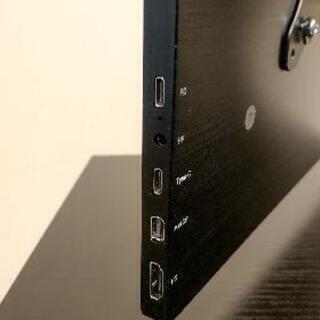 外部ディスプレイ➕モニターアームの画像