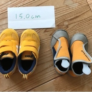 アシックス　スクスク&モンベル　アクアシューズ【15cm】の画像