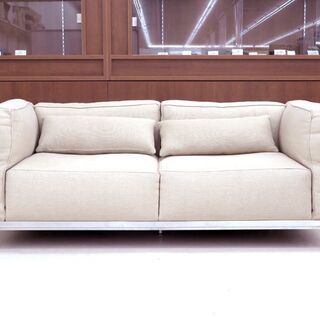 北海道千歳市発 Cassina カッシーナ LC3 2Pソファ/2人掛けソファ