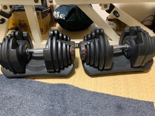 可変式ダンベル片方40キロ×2