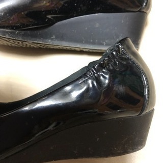 パンプス  黒　レディース  の画像